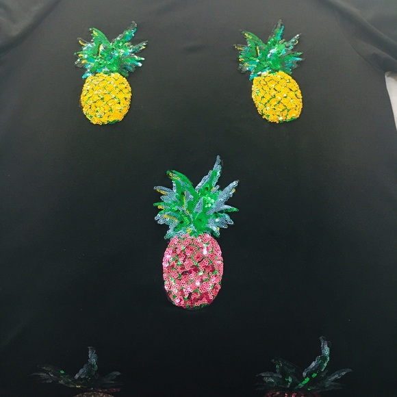Contrast Sequin Pineapple Dress - Picture 5 of 6